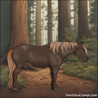 Horse Color:Liver Chestnut Rabicano