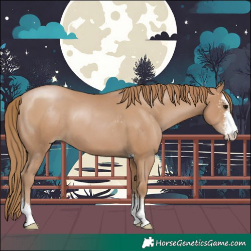 Horse Color:Black Pearl Sabino