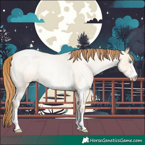 Horse Color:Buckskin Roan Pearl Dun Sabino Rabicano 