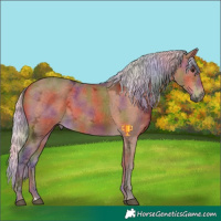Horse Color:Nacre Silver Bay Ice 
