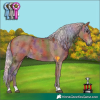Horse Color:Nacre Silver Bay Ice 