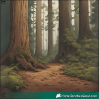 Horse Color:Liver Chestnut Mushroom Splash  and Chocolate Palomino Pearl Mushroom Splash 