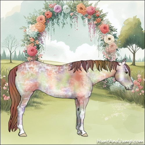 Horse Color:Nacre Red Onyx Ice 