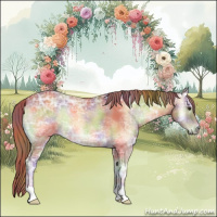 Horse Color:Nacre Red Onyx Ice 