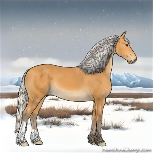 Horse Color:Silver Buckskin 