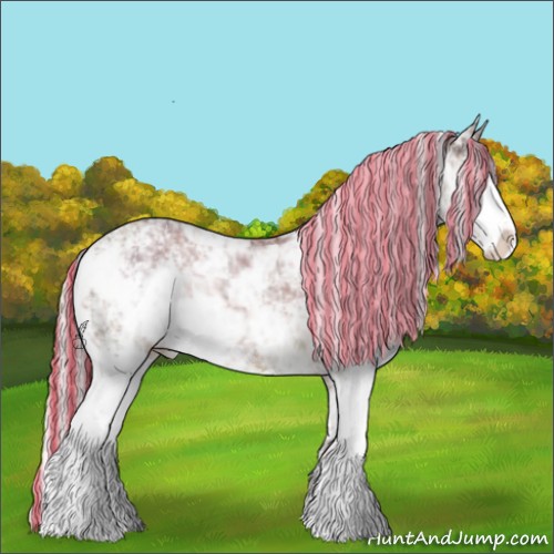 Horse Color:Painted Watercolor Silver Bay Ice Sabino 