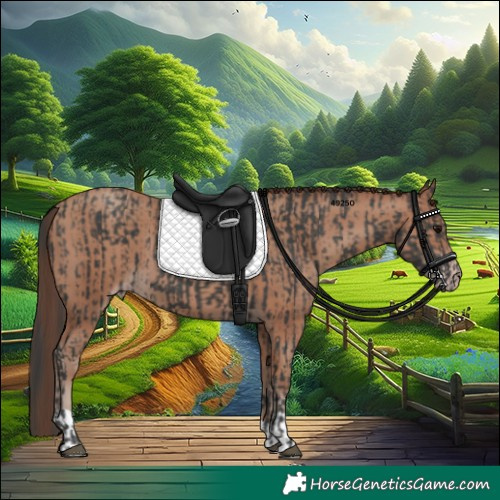 Horse Color:Black  and Classic Champagne 