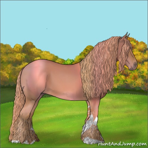 Horse Color:Chestnut Tobiano 