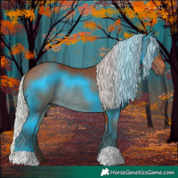 Horse Color:Silver Brown Rabicano 