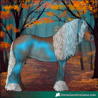 Horse Color:Silver Brown Rabicano 