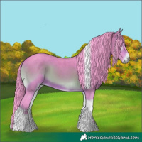 Horse Color:Watercolor Brown Onyx Tobiano