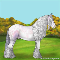 Horse Color:Watercolor Liver Red Onyx Splash Tobiano Varnish 