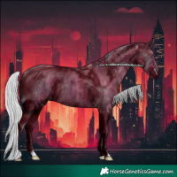 Horse Color:Silver Black Chinchilla Ice 