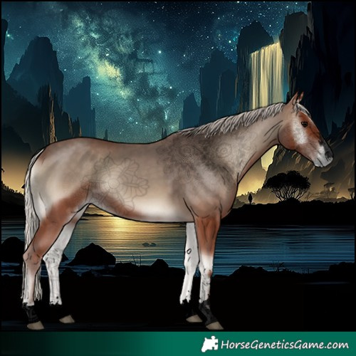 Horse Color:Void Silver Blue Onyx 