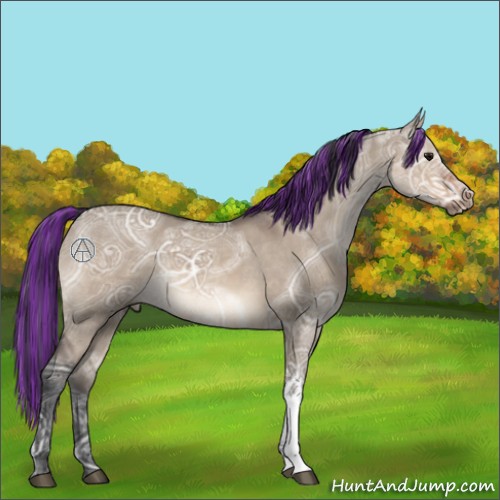 Horse Color:Painted Brown Ice Dun 