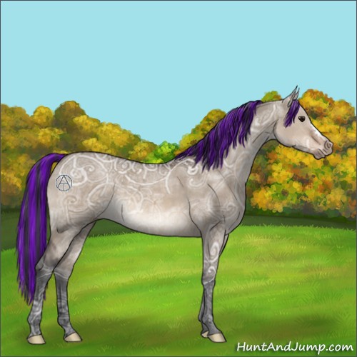 Horse Color:Painted Brown Ice Dun 