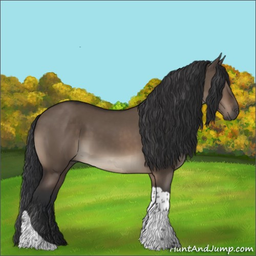 Horse Color:Brown Dun Tobiano Rabicano 