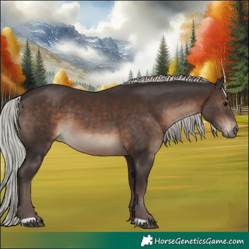 Horse Color:Silver Brown 