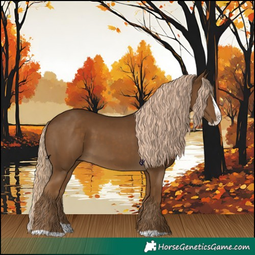 Horse Color:Chocolate Palomino Splash 