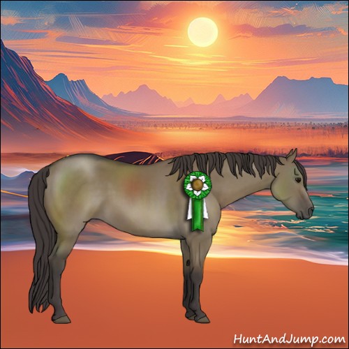 Horse Color:Smoky Grullo Sabino Rabicano 