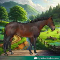 Horse Color:Brown 
