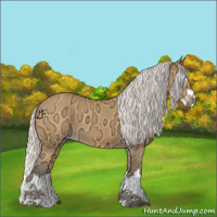 Horse Color:Silver Buckskin Ice Splash 