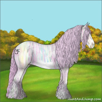 Horse Color:Watercolor Palomino Ice Frame 