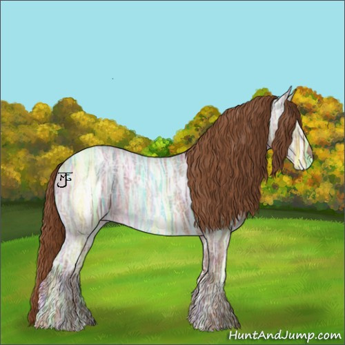Horse Color:Red Ice Roan 