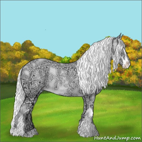 Horse Color:Chocolate Silver Perlino Chinchilla Ice Sabino Appaloosa Rabicano 