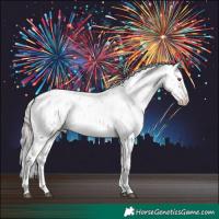 Horse Color:Chocolate Brown Chinchilla Roan Dun Sabino Blanket