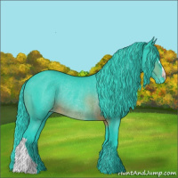 Horse Color:Watercolor Brown Appaloosa Rabicano 