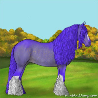 Horse Color:Watercolor Brown Rabicano 