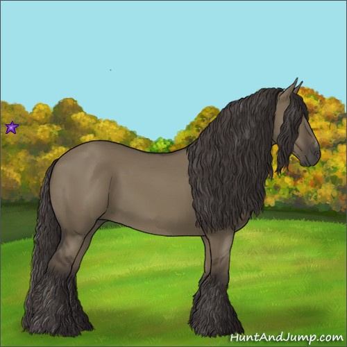 Horse Color:Smoky Grullo Sabino Rabicano
