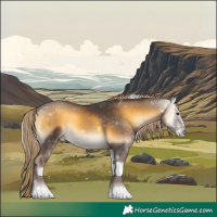 Horse Color:Chocolate Palomino Onyx Mushroom Sabino Tobiano Rabicano