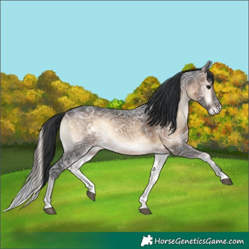 Horse Color:Brown Ice Onyx 