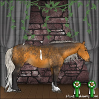 Horse Color:Silver Buckskin Tobiano 