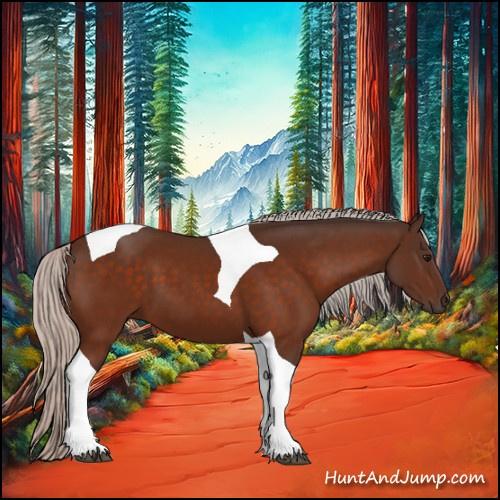 Horse Color:Silver Bay Tobiano 