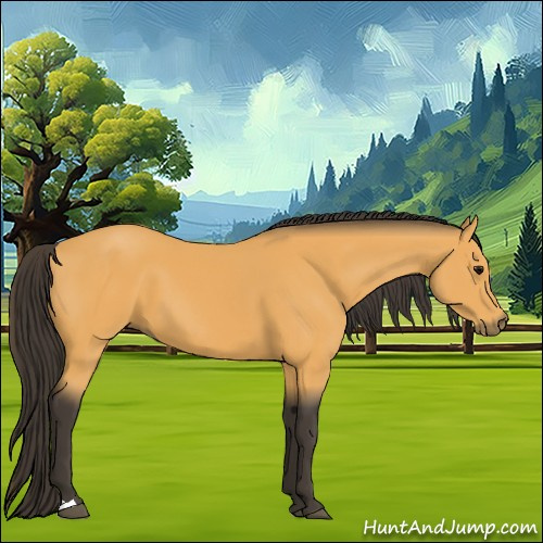 Horse Color:Buckskin 