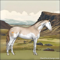 Horse Color:Grullo Roan Pearl Splash  and Blue Roan Pearl Splash 
