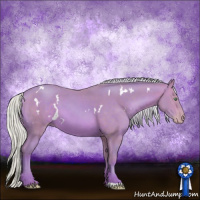 Horse Color:Watercolor White Spotted Silver Sable Champagne 