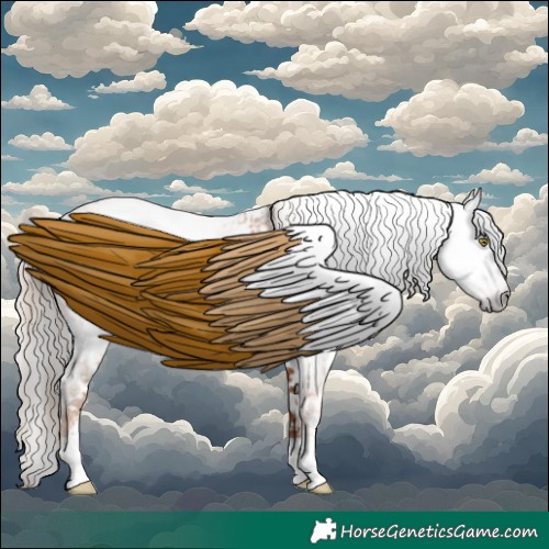 Horse Color:Gray Gold Champagne Near Leopard  and Gray Gold Champagne Near Leopard 