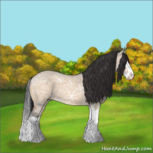 Horse Color:Bay Ice Roan Dun Splash 