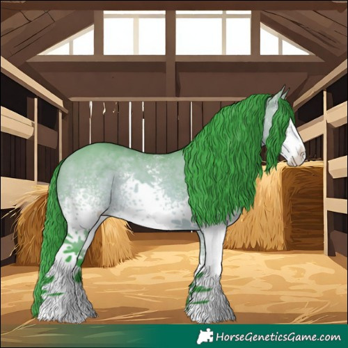 Horse Color:Watercolor White Spotted Bay Dun Rabicano 