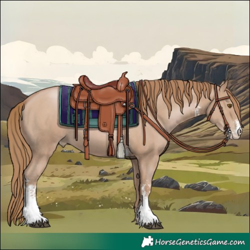 Horse Color:Black Pearl Sabino 