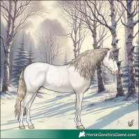 Horse Color:Perlino Ice 