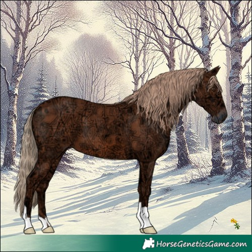 Horse Color:Chestnut Ice 