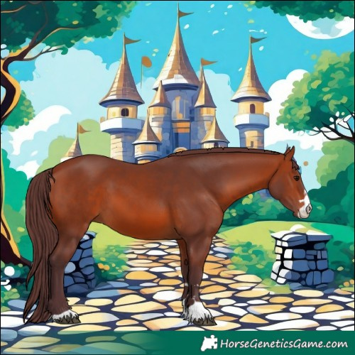 Horse Color:Chocolate Bay 