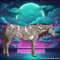 Horse Color:White Spotted Liver Chestnut Ice Rabicano