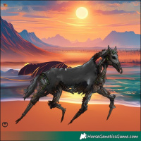 Horse Color:Liver Chestnut Tobiano