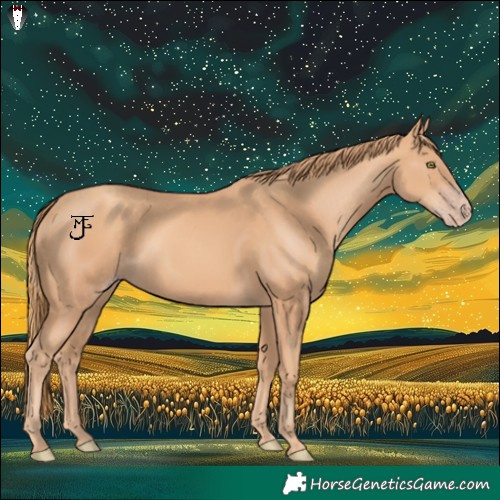 Horse Color:Gold Champagne 